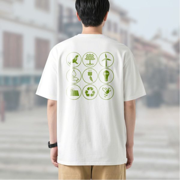 ZeitStitch EcoGrid Emblem Tee - 图片 3