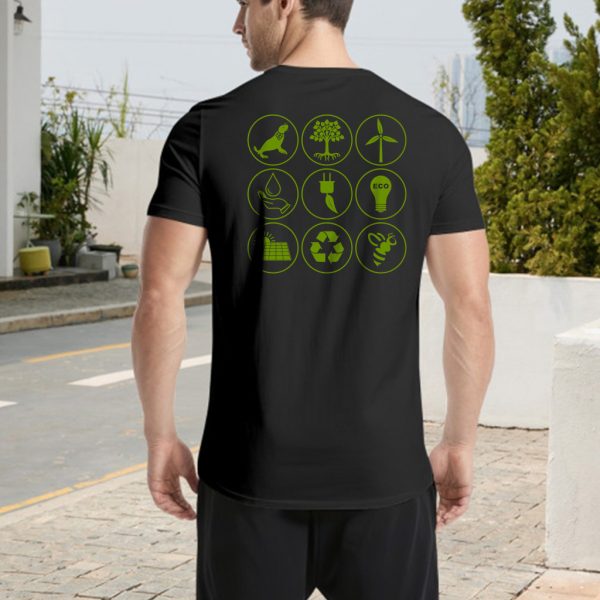 ZeitStitch EcoGrid Emblem Tee - 图片 4