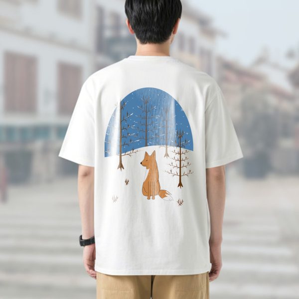 ZeitStitch Starry Fox Sentinel Tee - 图片 3
