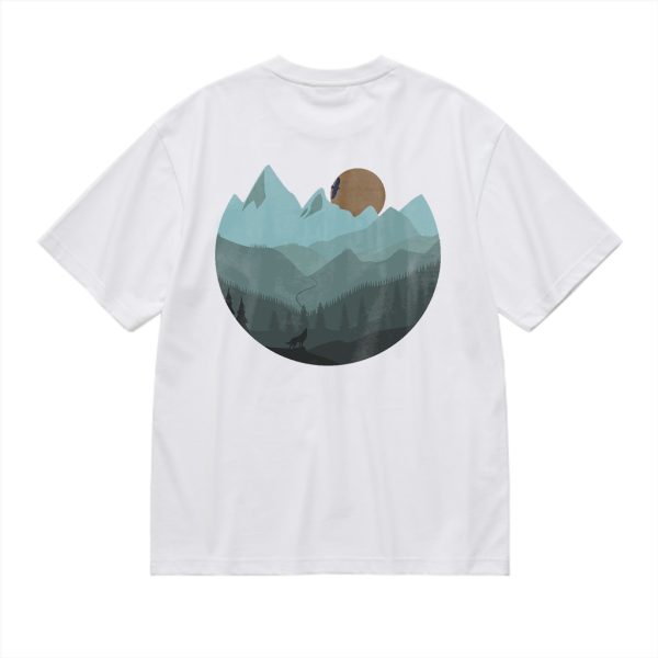 ZeitStitch Twilight Wolf Vista Tee