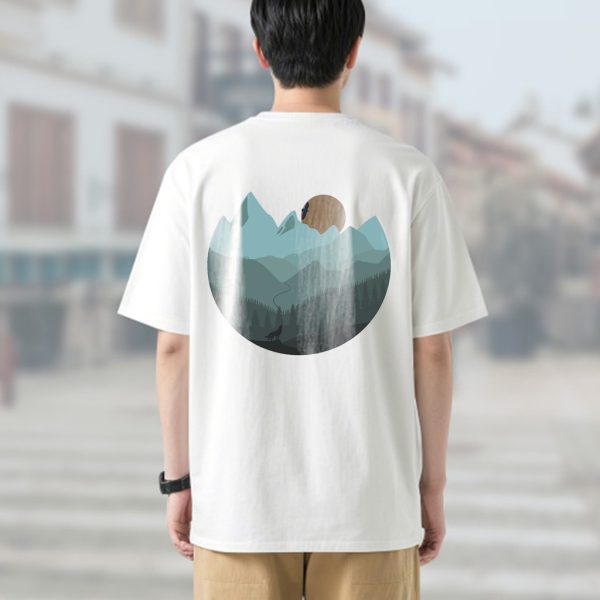 ZeitStitch Twilight Wolf Vista Tee - 图片 3