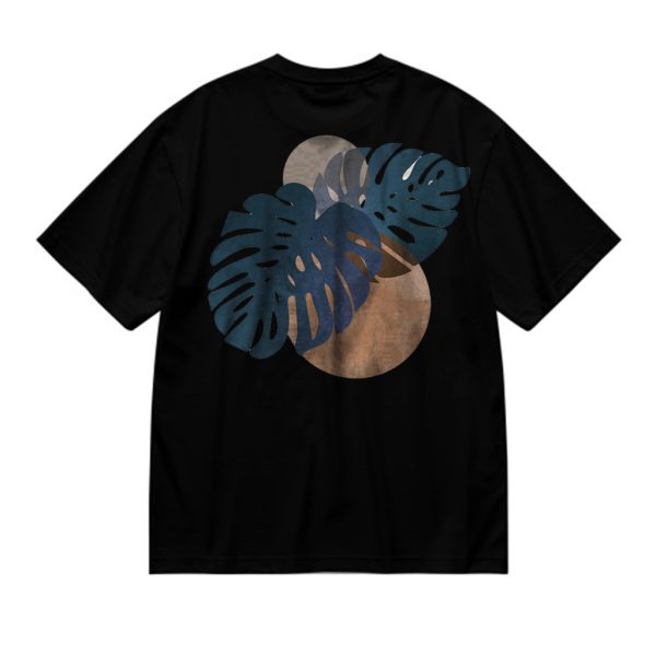 ZeitStitch Monstera Eclipse Tee - Image 2