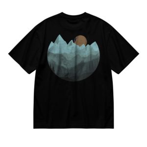 ZeitStitch Twilight Wolf Vista Tee