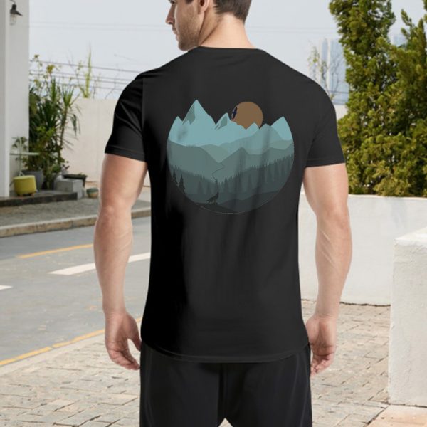 ZeitStitch Twilight Wolf Vista Tee - 图片 4