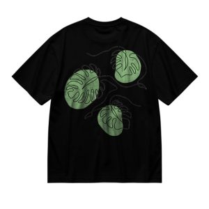 ZeitStitch Ethereal Monstera Cascade Tee