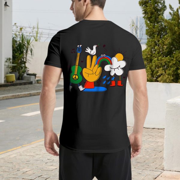 ZeitStitch Peace Parade Tee - Image 4