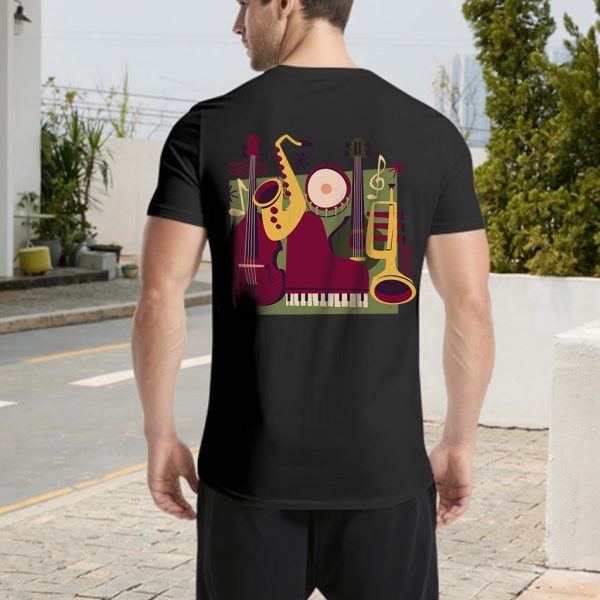 ZeitStitch Jazz Mosaic Tee - Image 4