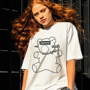 ZeitStitch Bolt-Bar Teddy Mineral-Wash Tee