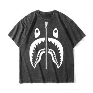 ZeitStitch Apex-Zip Shark Maw Tee