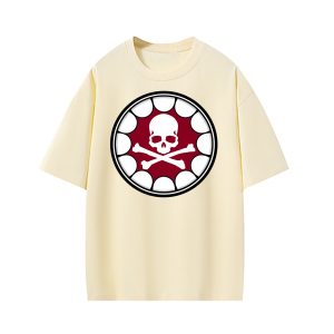 ZeitStitch Crimson Maw Skull-Badge Tee