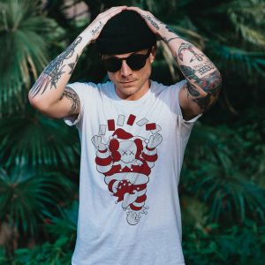 ZeitStitch Peppermint Juggler Spiral Tee