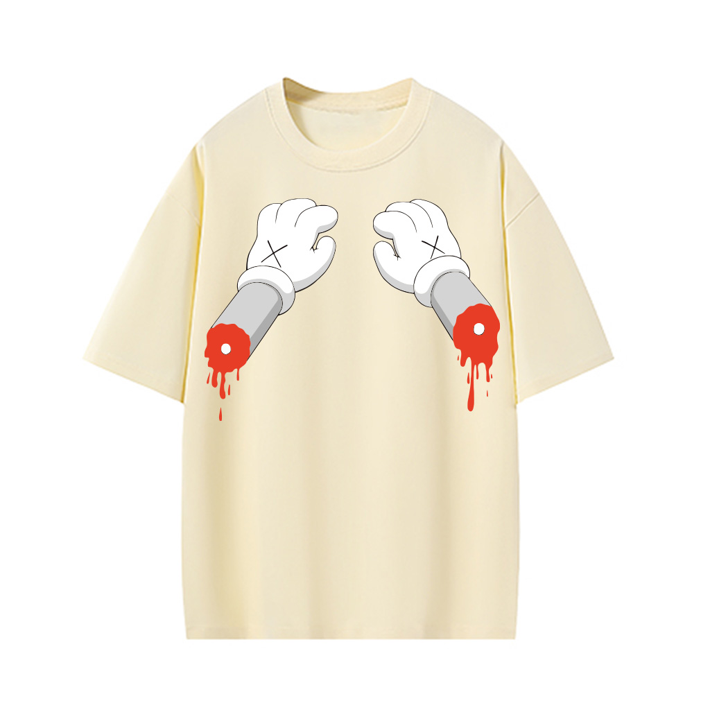 ZeitStitch X-Gloves Double Drip Tee - Image 5