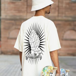 ZeitStitch Radiant Prayerbones Mineral-Wash Tee