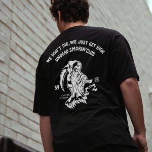 ZeitStitch Afterlife Scales Club Mineral-Wash Tee