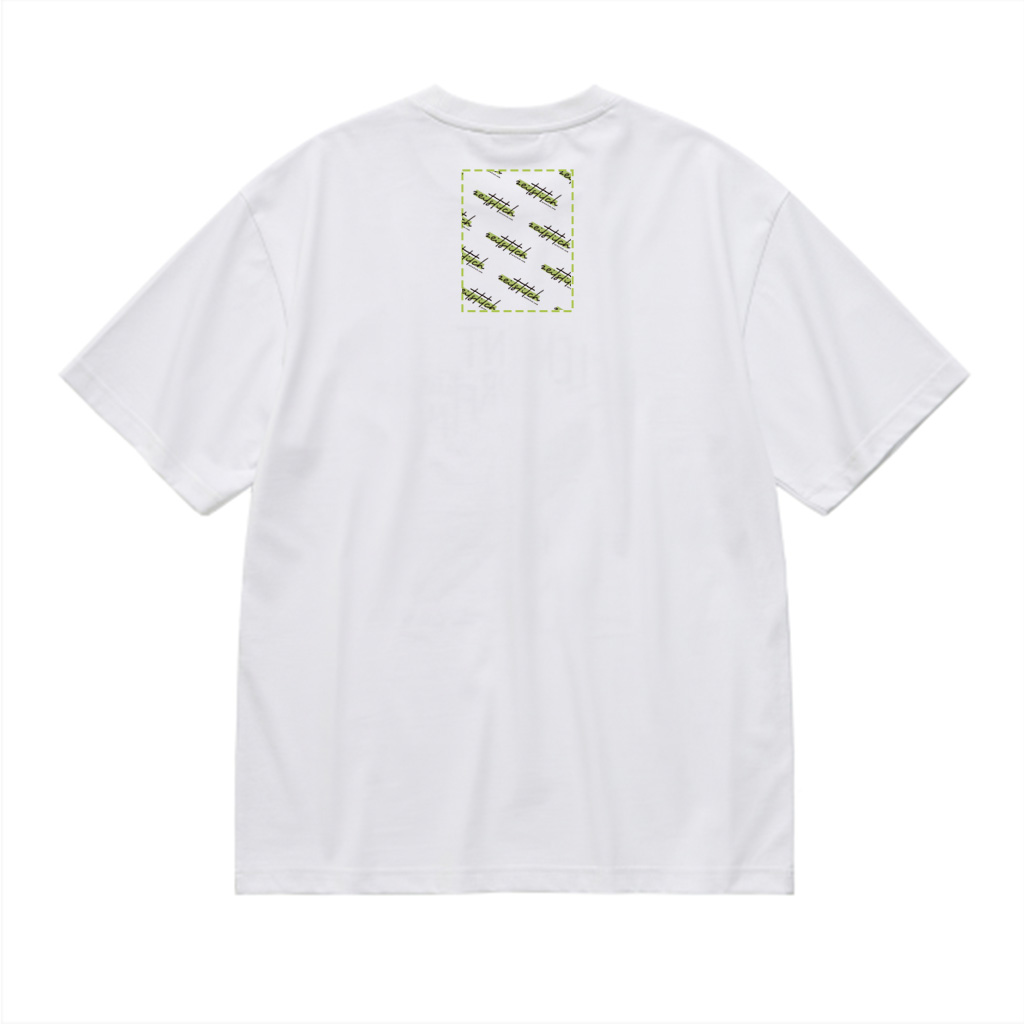 ZeitStitch POD Regular White Tee - Image 5