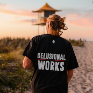 ZeitStitch Back-Billboard Slogan Quad-Placement Tee