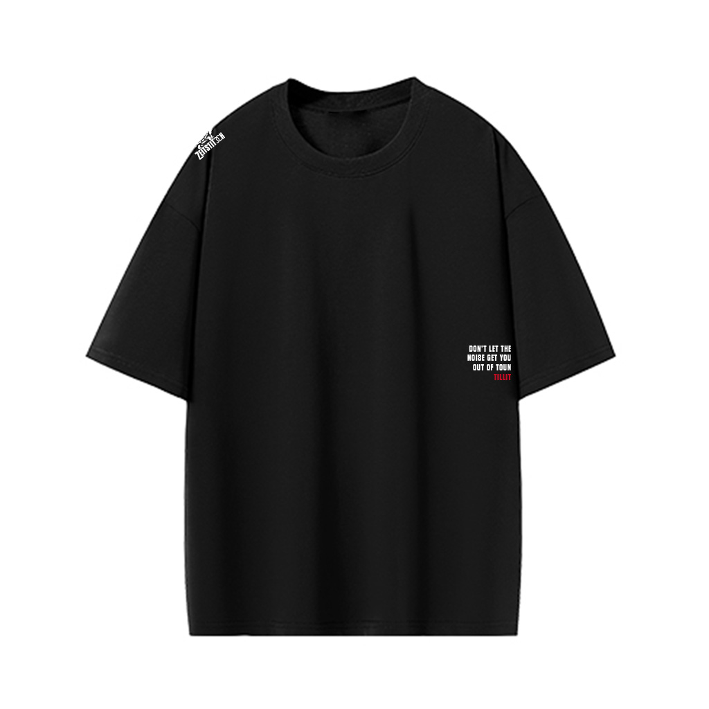 ZeitStitch Back-Billboard Slogan Quad-Placement Tee - Image 3