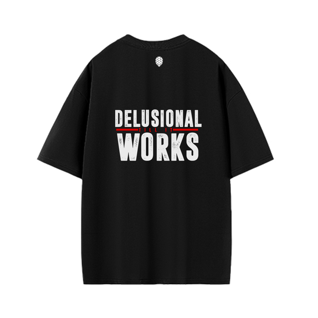 ZeitStitch Back-Billboard Slogan Quad-Placement Tee - Image 2