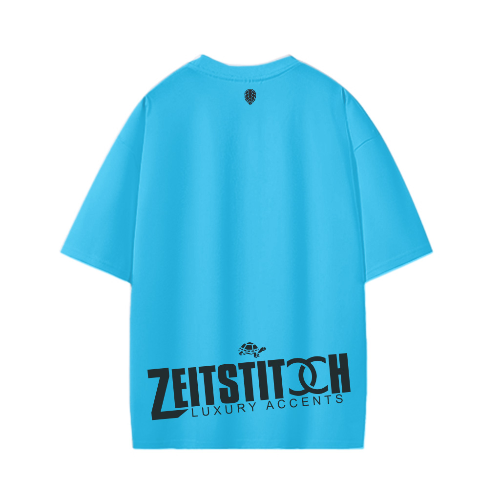 ZeitStitch Back-Hem Banner “Believer” Quad-Placement Tee - Image 3