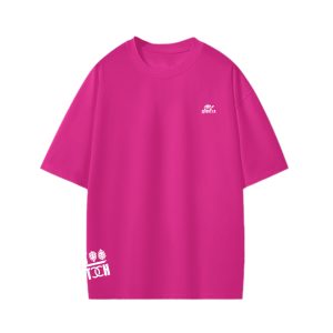 ZeitStitch Side-Wrap Hem Mark Chest-Micro Nape-Crest Tee