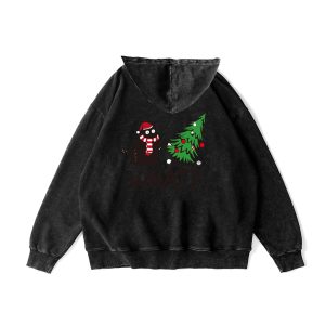 ZeitStitch Mischief Cat “WHAT?” Vintage-Wash Hoodie