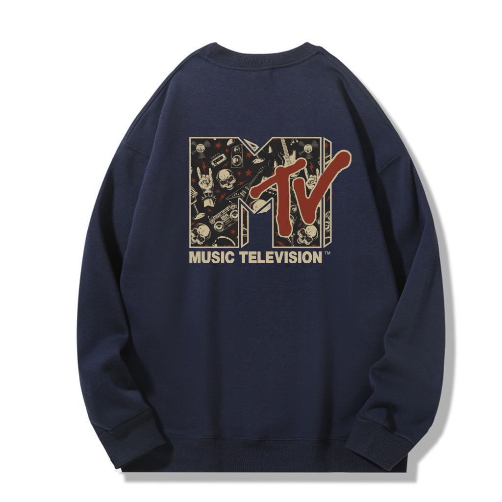 ZeitStitch MTV Rockwave Backprint Sweatshirt - Image 4