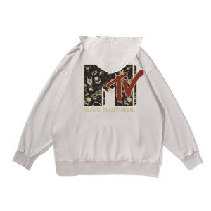 ZeitStitch MTV RetroWave Pigment-Dye Hoodie