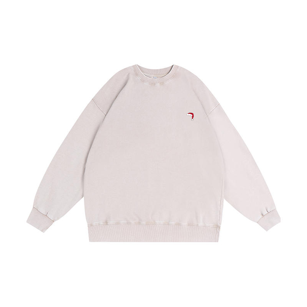 ZeitStitch “An Attempt Was Made” Santa Checklist Washed Crewneck - Image 2