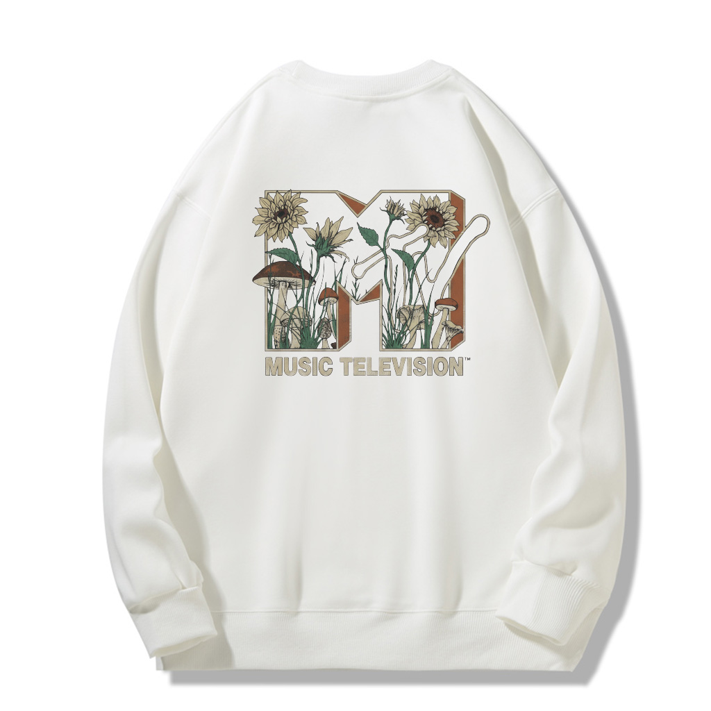 ZeitStitch MTV Bloomwave Backprint Sweatshirt - Image 3