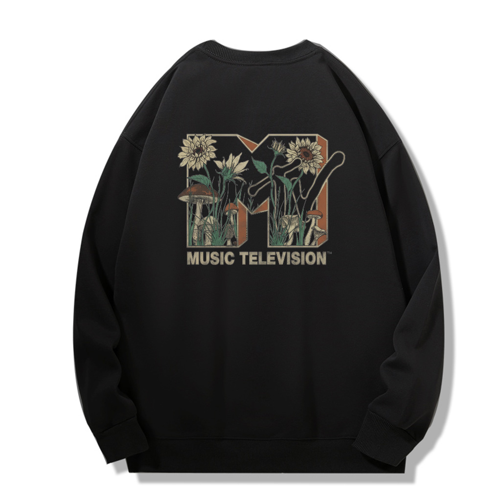 ZeitStitch MTV Bloomwave Backprint Sweatshirt - Image 2