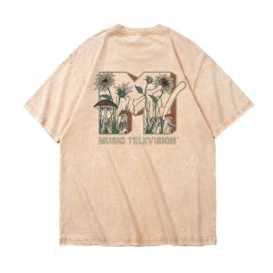 ZeitStitch MTV Bloomwave Pigment-Dye Tee