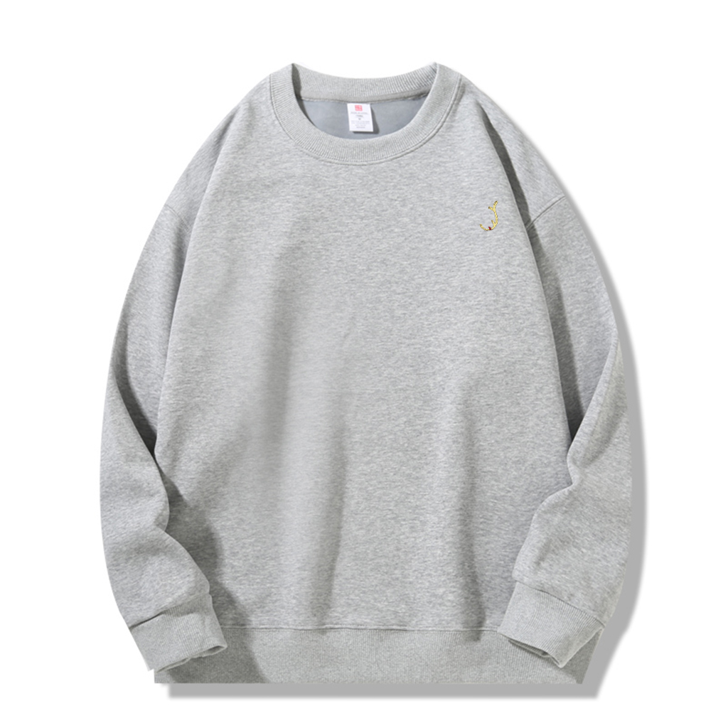 ZeitStitch One-Antler Pup Merry Misfit Crewneck - Image 4