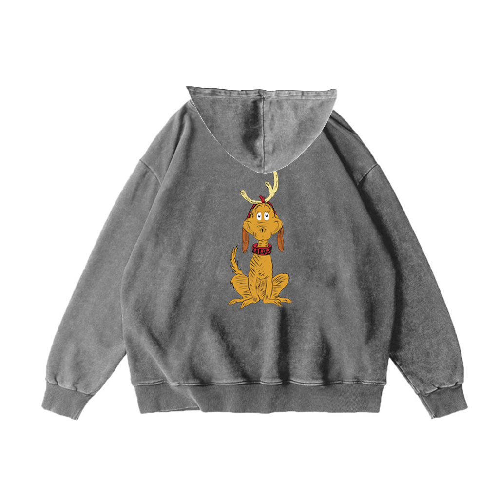 ZeitStitch Santa’s Honest List “An Attempt Was Made” Washed Hoodie - Image 7