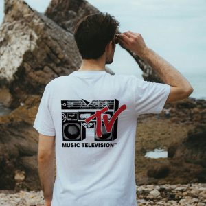 ZeitStitch MTV Boombox Backprint Tee