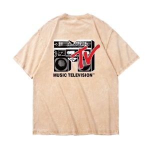 ZeitStitch MTV Boombox Pigment-Dye Tee