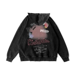 ZeitStitch Moonlit City-Carol Washed Hoodie