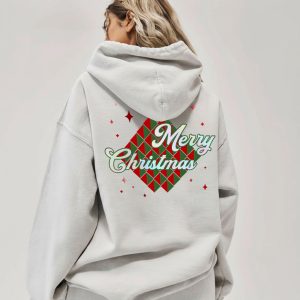 ZeitStitch Merry Mosaic Full-Back Panel Hoodie