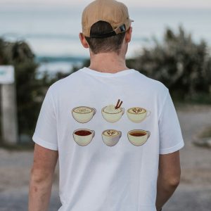 ZeitStitch Coffee Lover Assorted Drinks Graphic Tee