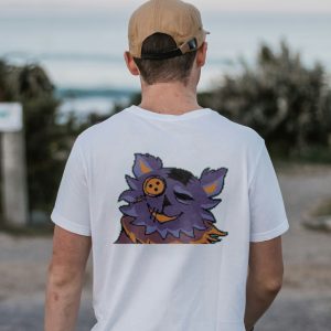 ZeitStitch Pixel Art Seam Wolf Graphic Tee